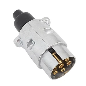 › DC12V 7 Pin Truck Trailer Plug Socket Kit Signal Connector Wiring Harness - Bild 1 von 24