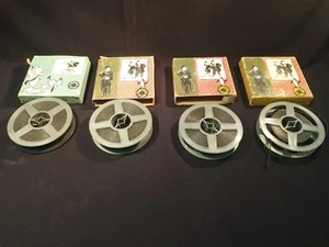 SET 4 FILME 8MM CHARLOT-LAUREL UND HARDY-Donald-Félix - Bild 1 von 14