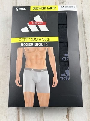 adidas Performance Quick Dry 4_Pack Boxer Briefs Size M (32-34") New - Image 1 of 4