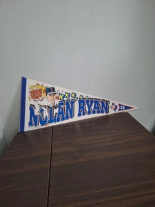1992 Nolan Ryan Texas Rangers “Texas Heat” MLB Wincraft Pennant VTG - Picture 1 of 4