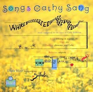VC 7 90704-1 Songs Cathy Sang John Cage Linda Hirst Cathy Berberian Virgin NM - Picture 1 of 3