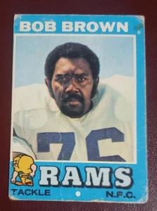 1971 Topps Football Card #16 Bob Brown T Los Angeles Rams ***40% OFF 2 or MORE - Picture 1 of 2