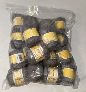 New Knitting Fuzzy Fur Huge Lot of 30 Gray Scarf Pattern 1605  Soft Nylon - Picture 1 of 9