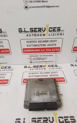CENTRALINA MODULO UNITA COMANDO GESTIONE MOTORE ECU INIEZIONE VW GOLF IV 1.9 TDI - Immagine 1 di 4