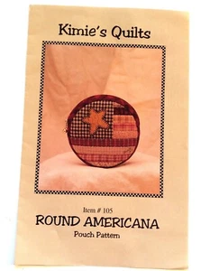 Kimie's Quilts modello a marsupio "ROUND AMERICANA" - Foto 1 di 3