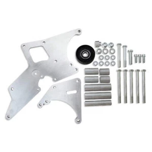 Alternator & Power Steering Relocation Bracket Natural for GM Truck LS - Foto 1 di 1