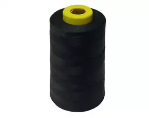 10 SPOOL BLACK Spun Polyester Quilting Serger Sewing Thread #653,6000 YARD EACH - Picture 1 of 1