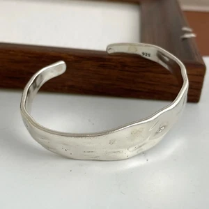 EDLES Armband 925 SILBER massiv Armkette Ring dünner ARMREIF Armzange Zirkonia - Bild 1 von 1