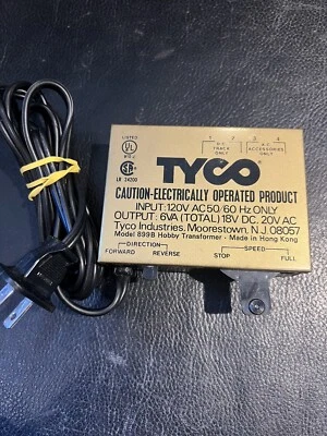 Vintage Tyco HO Scale Model 899B Transformer Railroad Train Power Pack - Image 1 of 3
