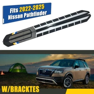 Fits Nissan Pathfinder 2022-2025 Running Boards Side Steps Pedals Nerf Bar ALU - Picture 1 of 9