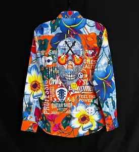 Robert Graham Flower Power Gitarre Totenkopf Medium LIMITIERTE AUFLAGE $ 398 Neu mit Etikett Klassiker - Bild 1 von 9