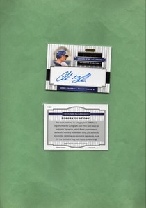 Charlie Blackmon (Colorado Rockies) 1/2008 Razor Draft Autographed #582/1499 Rc