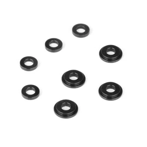 Tekno TKR6708 – Shock Cartridge Guide Set (CNC, Delrin, 8pcs, EB410/ET410) - Image 1 of 1