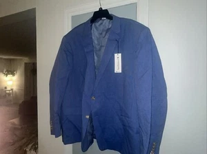 NEW Saddlebred Big & Tall Sportcoat 56R NWT light blue blazer T16 - Picture 1 of 6