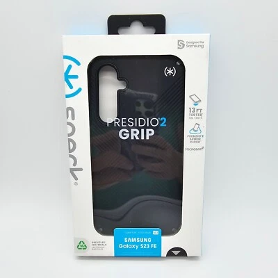 Funda Speck Presidio2 con agarre para Samsung Galaxy S23 FE cubierta antideslizante negra Foto 1 de 4