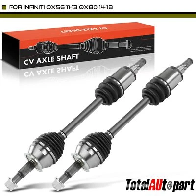 CV Axle Assembly for Infiniti QX56 2011-2013 QX80 14-18 5.6L Front Left & Right - Image 1 of 4