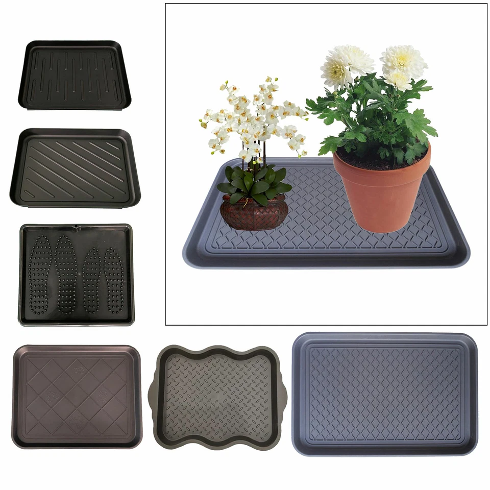 Garden Shoe Storage Tray Wellies Boots Home Door Protect Camping Mat Liner - Image 1 of 1