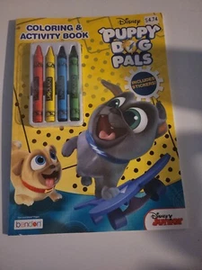 Puppy dog pals Coloring & Activity Book with crayons and stickers - Picture 1 of 4