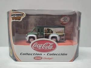 Camion Matchbox Coca-Cola 2001 1948 Dodge N.C. Wyeth NUOVO furgone consegna pressofuso - Foto 1 di 9