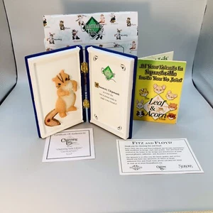 Neu im Karton Fitz and Floyd Charming Tails Bibliothek Chauncey Chipmunk 98/569 Spec. Edition - Bild 1 von 5