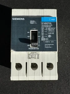 Siemens NGB3B100 100 Amp 600Y/347V 3 Pole Circuit Breaker * Warranty * FREE SHIP - Picture 1 of 6