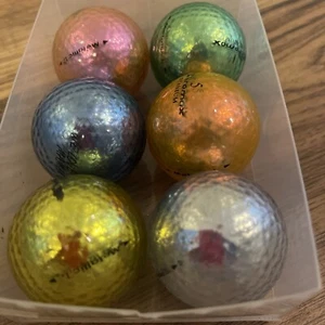 Chromax Titan Metallic Warnbare Fluoreszierende Golfbälle Box 6er Set - Bild 1 von 4