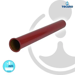 tecuro Tauchrohr 300 mm rot RAL 3003 - für Siphon Geruchsverschluss - Bild 1 von 2