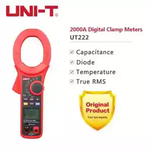 UNI-T UT222 2500A TRMS Digital Clamp Meter 1000V Inrush Current/AC+DC/LPF Tester - Picture 1 of 18