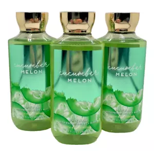 Bath & Body Works Menge 3 Flaschen Gurke Melone Duschgel 10 Oz. - Bild 1 von 2