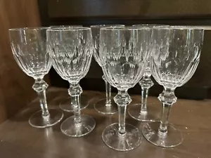 7 Waterford Crystal Curraghmore 7 1/8” Claret Wine Gothic Mark Ireland - MINT - Picture 1 of 5