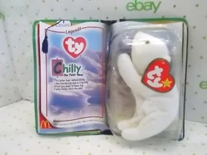 McDonald's im Ruhestand Ty Beanie Baby Chilly der Eisbär - Bild 1 von 3
