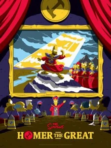 Secret Societies Masons Religion Cult Spoof The Simpsons Homer The Great Art - Picture 1 of 1