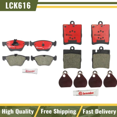 Pastillas de freno delanteras + traseras de cerámica para Mercedes-Benz E430 Brembo 1999-2002 Foto 1 de 4
