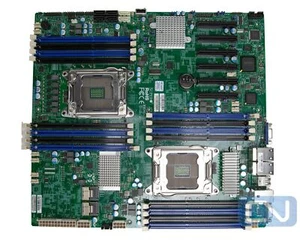 Supermicro X9DRD-7LN4F Motherboard EATX C602J Chipset Dual LGA 2011 DDR3 - Picture 1 of 5