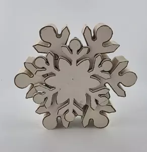 Stand Alone Deko oder "O" Holiday HOME Holzset Ersatzstück Schneeflocke - Bild 1 von 5