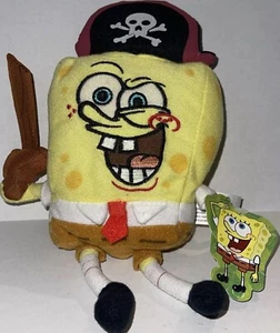Nanco 2003 10 pulgadas Bob Esponja Pantalones Cuadrados Pirata con Etiquetas - Imagen 1 de 9