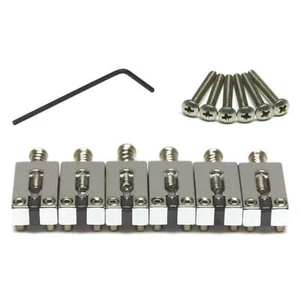 Graph Tech String Saver Strat Style Chrome Saddles 2 3/16" Spacing PG-8000-FC - Picture 1 of 1