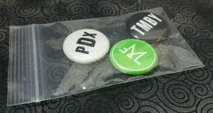 Wild Fang Button Pins Accessories PDX TMBY - Picture 1 of 2