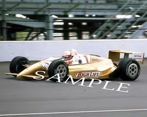 DANNY SULLIVAN  1989 #1 MILLER INDY 500 CAR ON TRACK 8X10 GLOSSY PHOTO #9 - Picture 1 of 1
