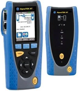 SignalTEK NT Tester Di Trasmissione Di Rete In Rame E Fibra Touchscreen - IDEAL - Picture 1 of 4