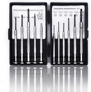 11 Stck. Mini Präzisions-Schraubendreher-Set Werkzeug Laptop Uhren Mobile Reparatur Micro - Bild 1 von 5