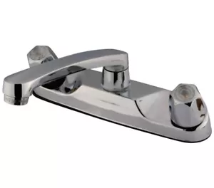 Kingston Brass KF101AP 8" Centerset Kitchen Faucet, Polished Chrome - Picture 1 of 4