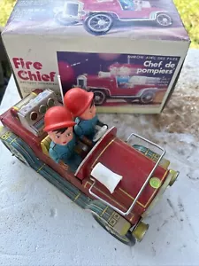 Coche de colección "Fire Chief" a batería #ME699 China con caja - Imagen 1 de 14