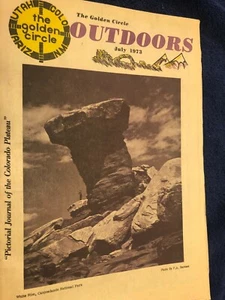 Travel 4 corners brochure golden circle outdoors July 1973 Vintage colorado pl - Picture 1 of 7