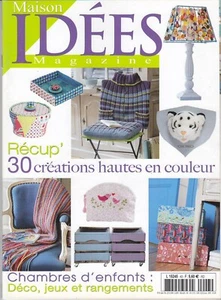 maison idées magazine N° 43 Récup' 30 créations hautes en couleur PATRONS INCLUS - Picture 1 of 3
