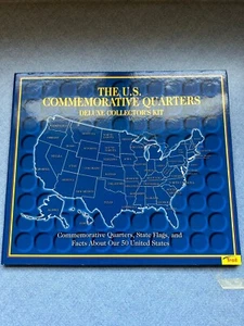 The U.S. Commemorative Quarters Deluxe Collector's Kit w/quarters - Picture 1 of 4