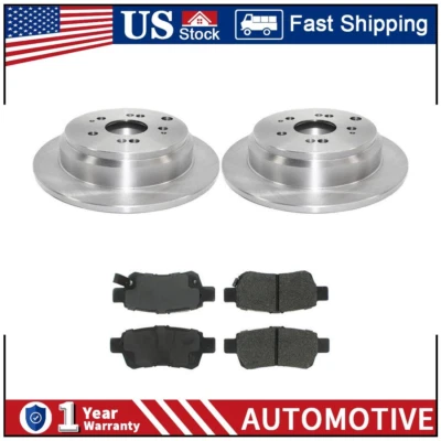 Rotores de freno traseros y pastillas de freno metálicas PZ para Honda Odyssey 2008-2010 Foto 1 de 4