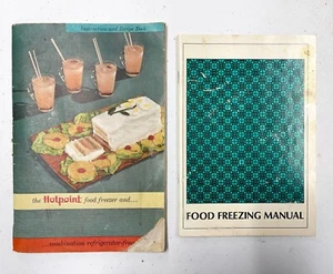 Vintage Hotpoint Lebensmittel Gefrierschrank Kühlschrank Anleitung Rezepte Handbuch 1955 MCM - Bild 1 von 9