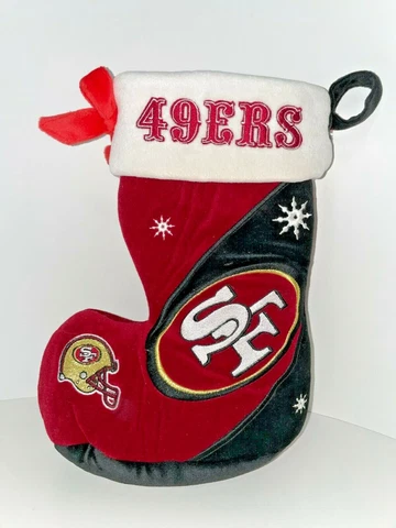 San Francisco 49ers Stocking NFL Christmas Stocking Cover
