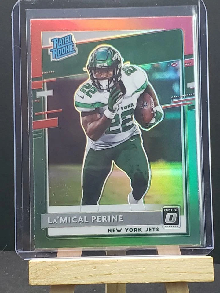 2020 Panini Donruss Optic #P-340 La'Mical Perine Red Green Prizm Rookie - Image 1 of 1